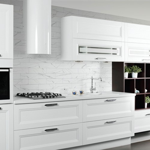 Subway marble white grey x - white,