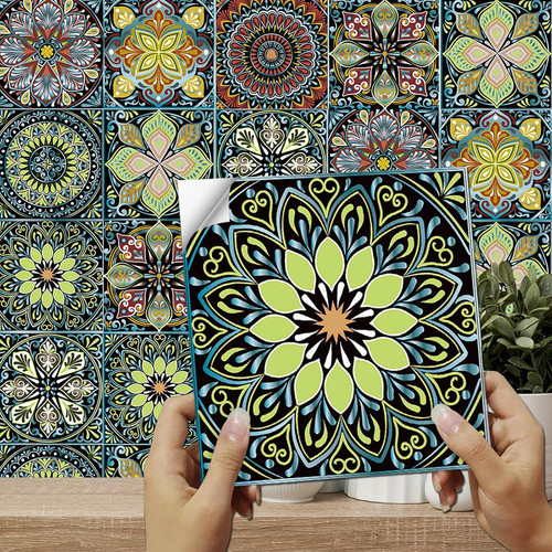 24pcs tile stickers - 24pcs,
