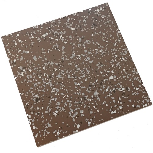 Brown dense flecked quartz - flecked,