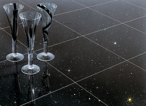 Black quartz sparkle - sparkle, tiles